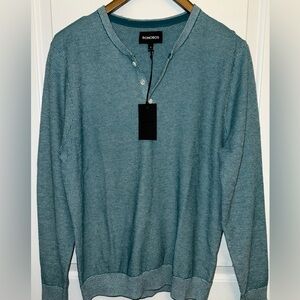 Bonobos NWT Heather Green Lightweight Henly Sweater